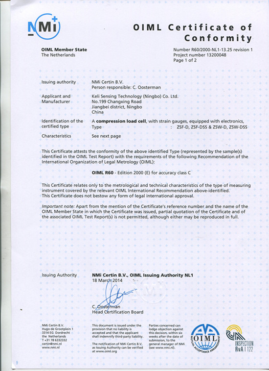 OIML-ZSF-D��ZSF-DSS��ZSW-D��ZSW-DSS 