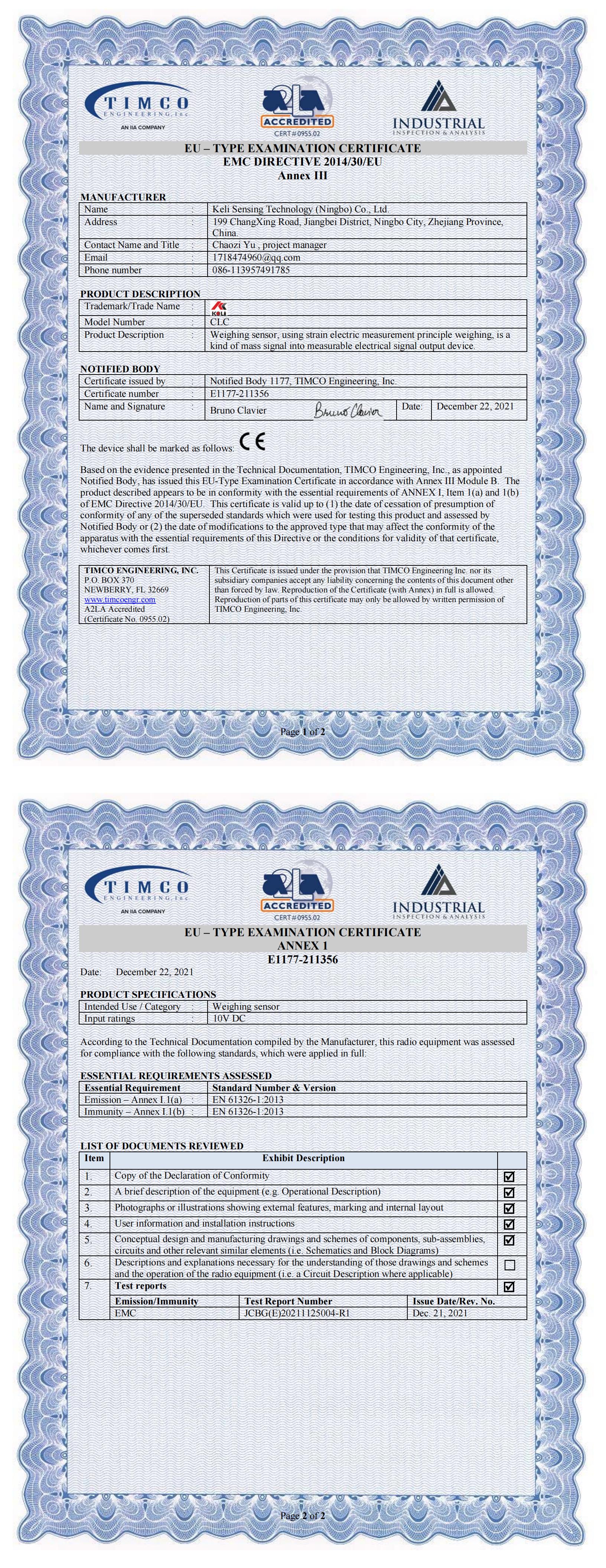 CE��֤ CLC��20t~100t��