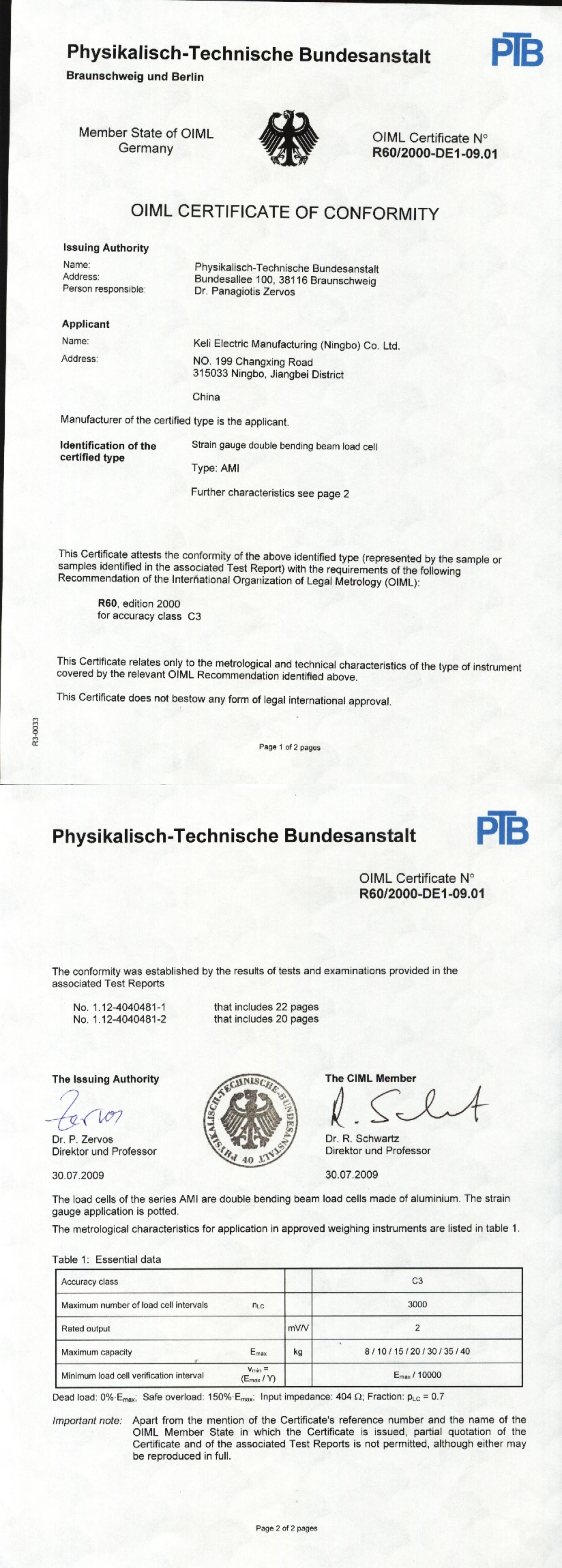 OIML-AMI ��8kg-40kg��